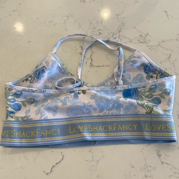 LOVESHACKFANCY blue Kylin bra euc - Picture 3 of 3